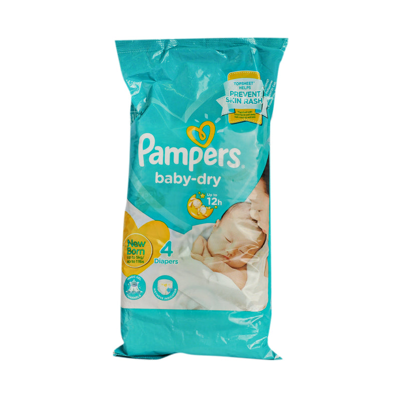 Pampers Baby Dry Diapers Newborn 4's