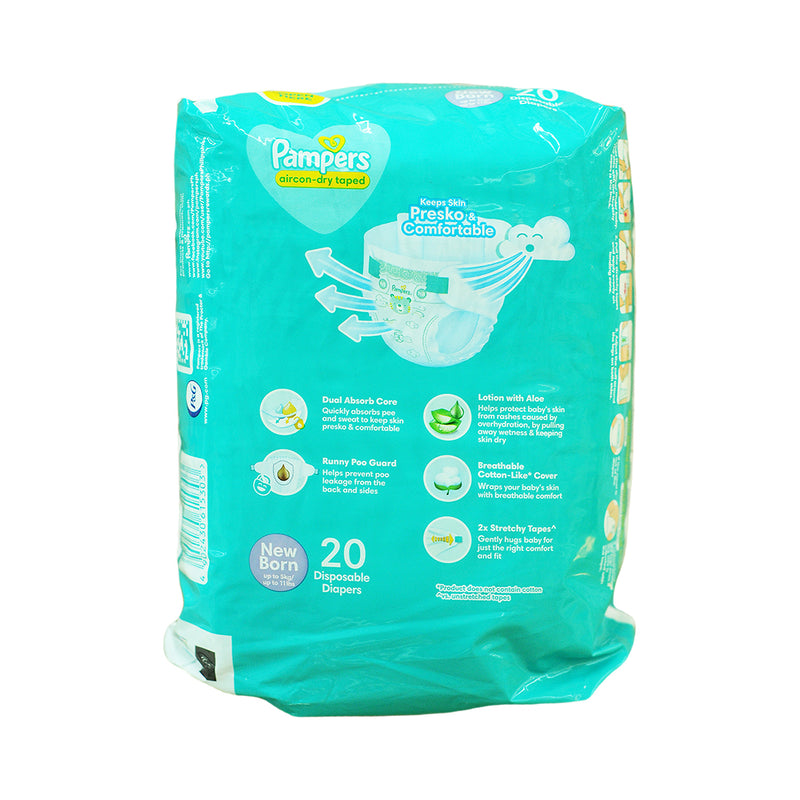 Pampers Baby Dry Diapers Newborn 20's