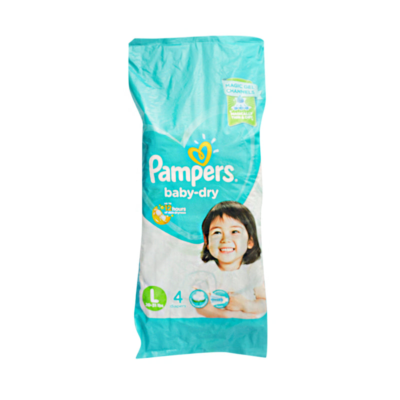 Pampers Diaper Baby-Dry Large 4's