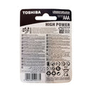 Toshiba High Power AAA Alkaline Battery 4's + 2
