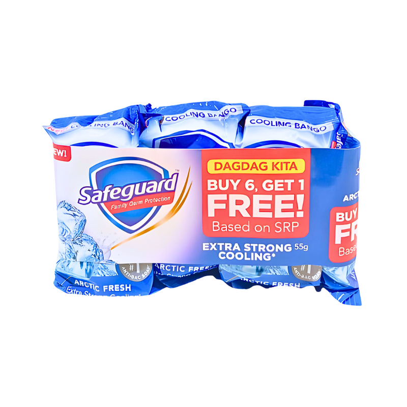 Safeguard Arctic Fresh Soap 55g 6's + 1