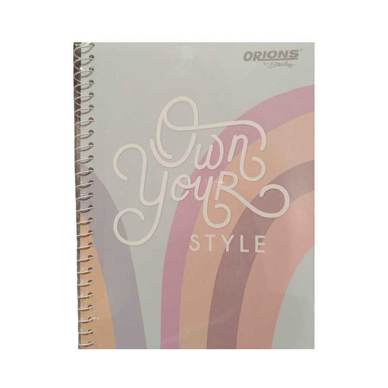 Orions Spiral Notebook Rainbow Quotes 80 Leaves