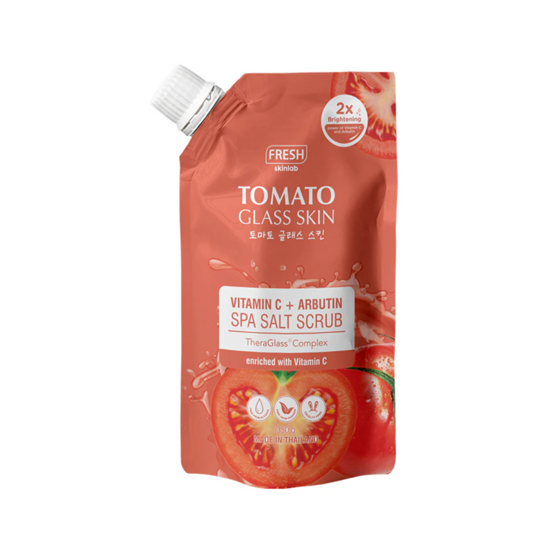 Skinlab Tomato Glass Skin Vitamin C + Arbutin Spa Salt Scrub 350g