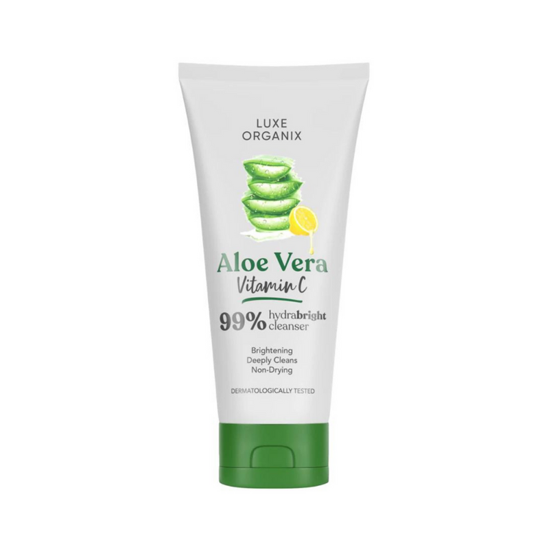Luxe Organix Aloe Vera Vitamin C Hydrabright Cleanser 120ml