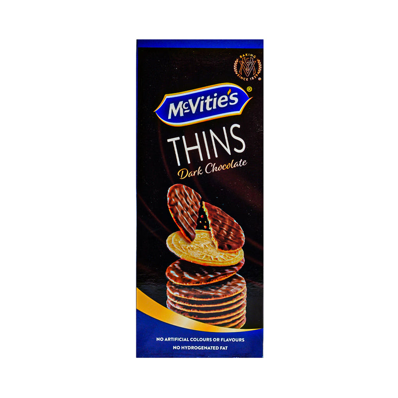 McVitie's Digestive Thins Dark Chocolate Biscuits 150g