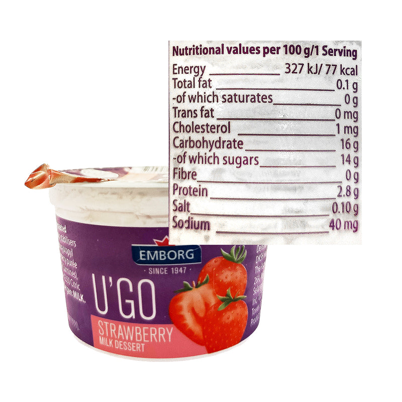 Emborg U'GO Strawberry 100g