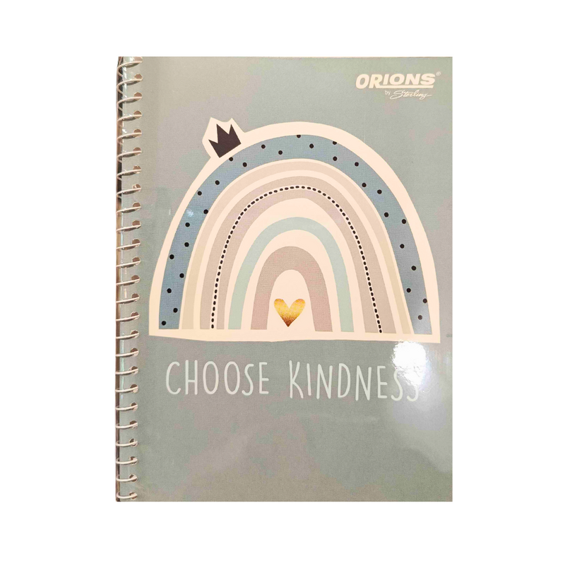 Orions Spiral Notebook Rainbow Quotes 80 Leaves