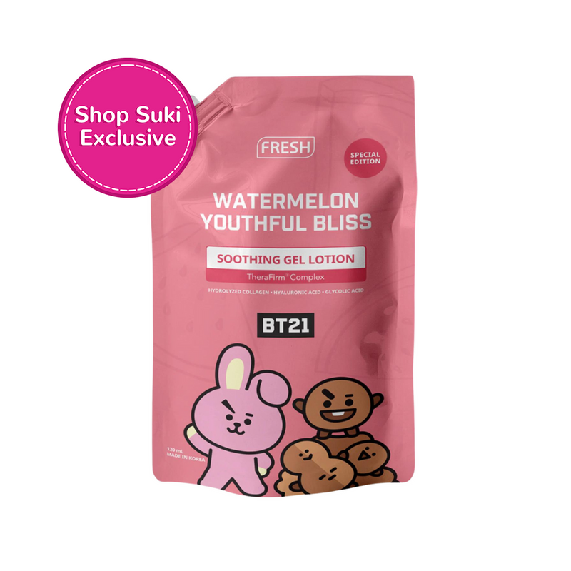 Fresh BT21 Watermelon Youthful Bliss Soothing Gel Lotion 120ml
