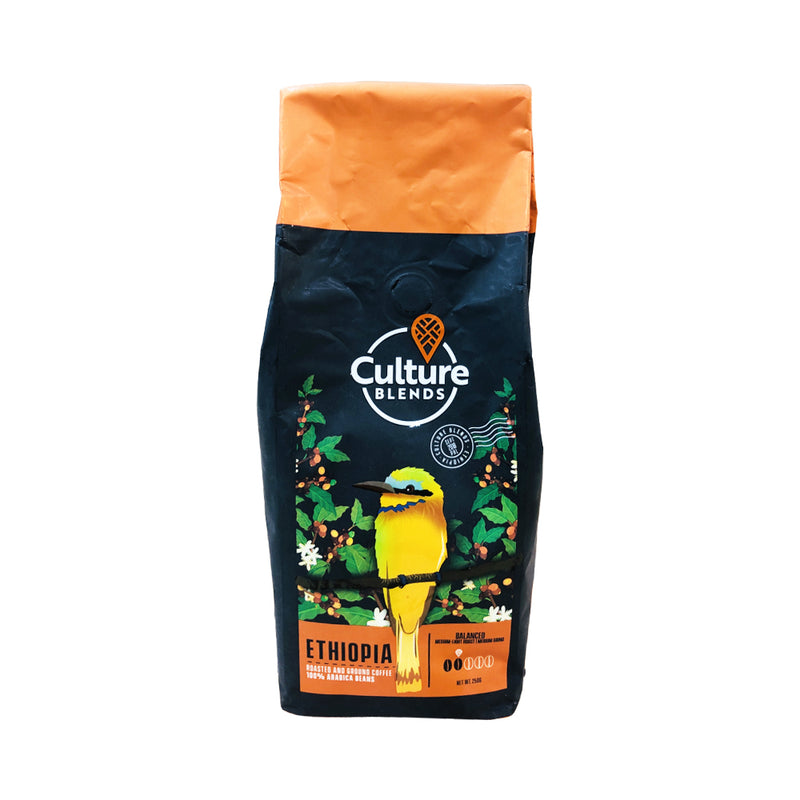 Culture Blends Roasted And Ground Coffee Ethiopia 250g