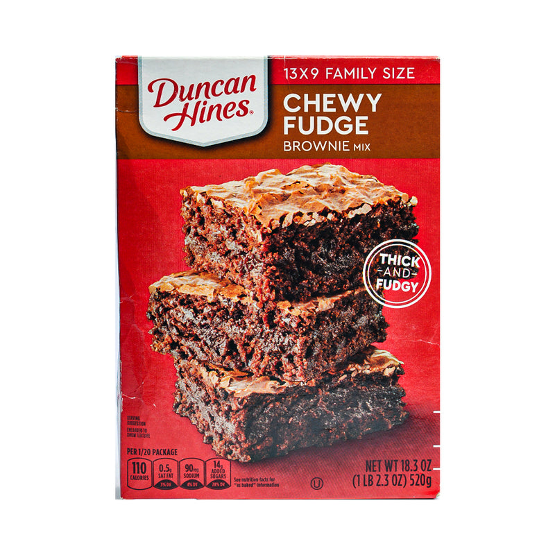 Duncan Hines Brownie Mix Chewy Fudge 520g (18.3oz)
