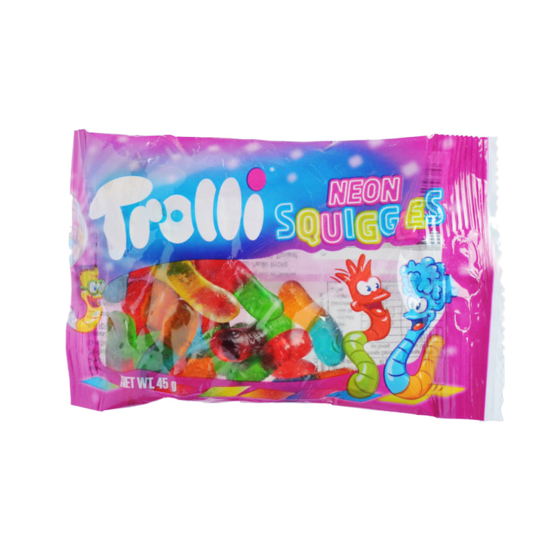 Trolli Gummy Candy Neon Squiggles 45g