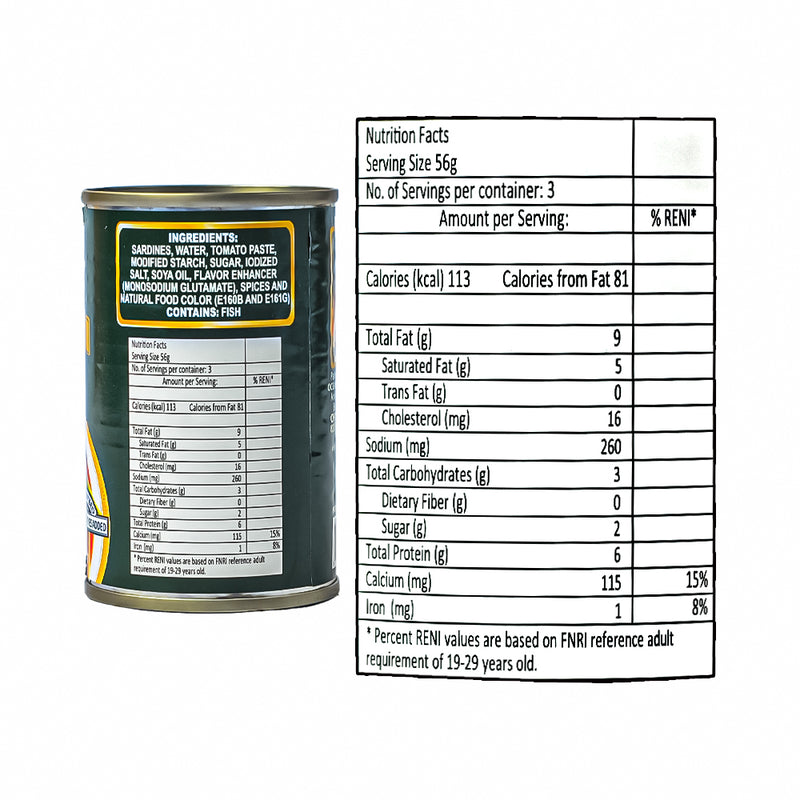 Rose Bowl Gold Sardines Gold In Tomato Sauce 155g