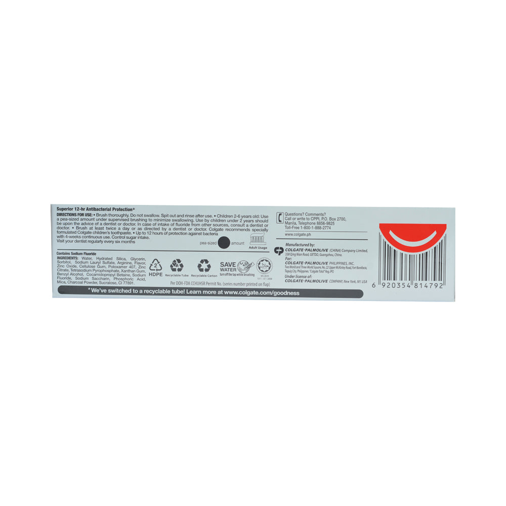Toothpaste 150g Colgate Total Toothpaste Charcoal Deep Clean 150g Twin Pack