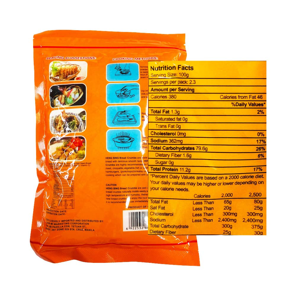 Breadbing Heng Bing Bread Crumbs 230g