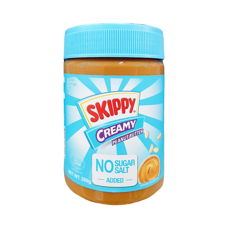 Skippy Peanut Butter No Sugar No Salt Added 280g