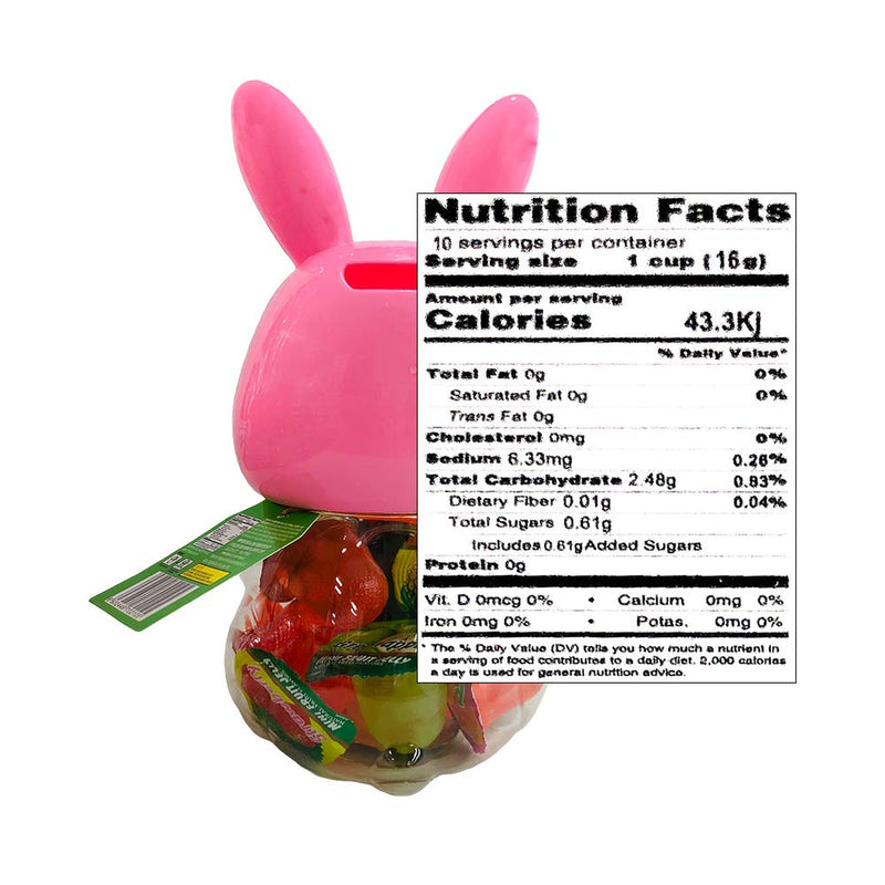 Jorizza Fruit Jelly Rabbit Jar Small 160g