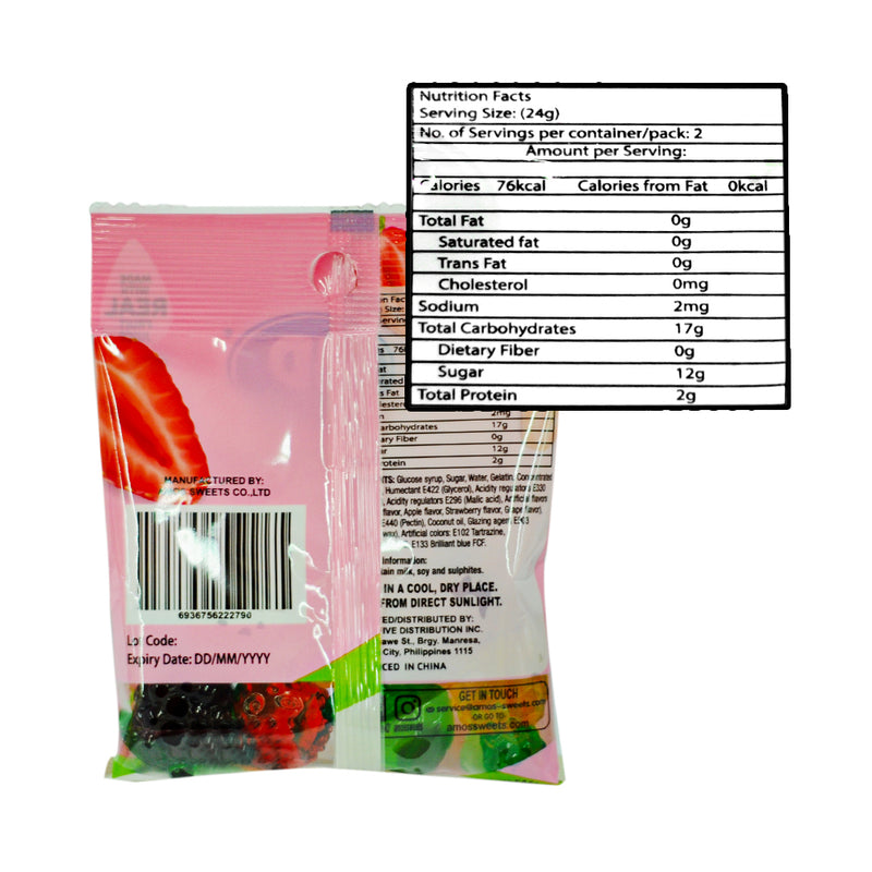 4D Gummy Fruits 48g