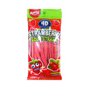 4D Strawberry Sour Straws 100g