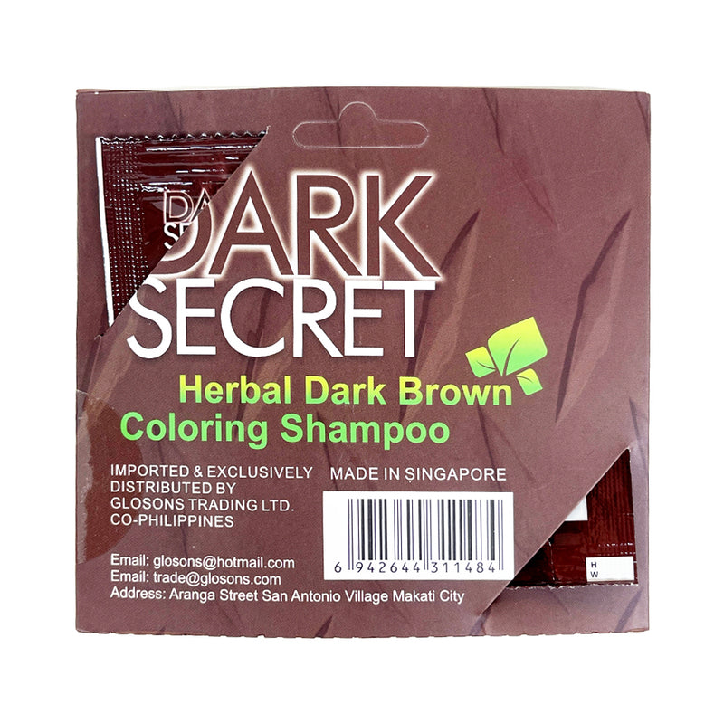 Dark Secret Herbal Coloring Shampoo Dark Brown 15ml