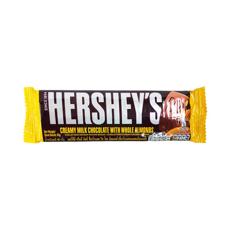 Hershey's Creamy Milk Chocolate With Whole Almond 40g