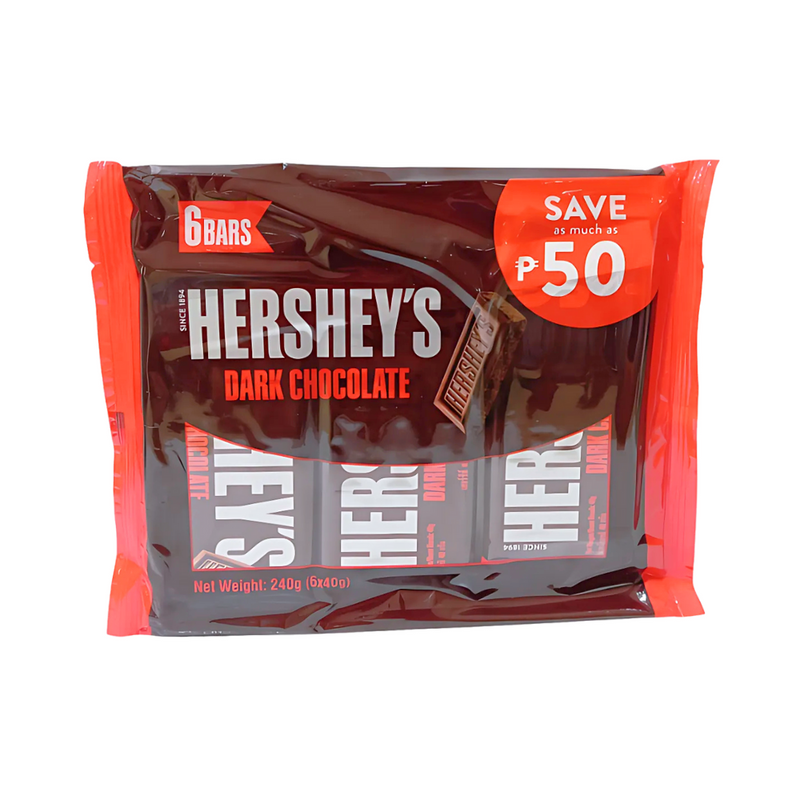 Hershey’s Dark Chocolate 40g x 6’s (240g)