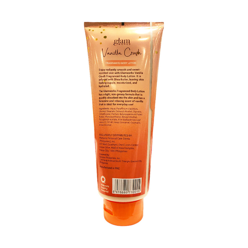 Glamworks Vanilla Crush Fragrance Body Lotion 400ml