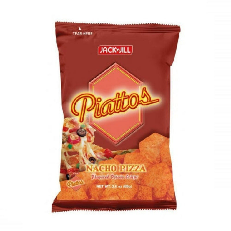 Jack 'n Jill Piattos Potato Crisps Nacho Pizza 85g