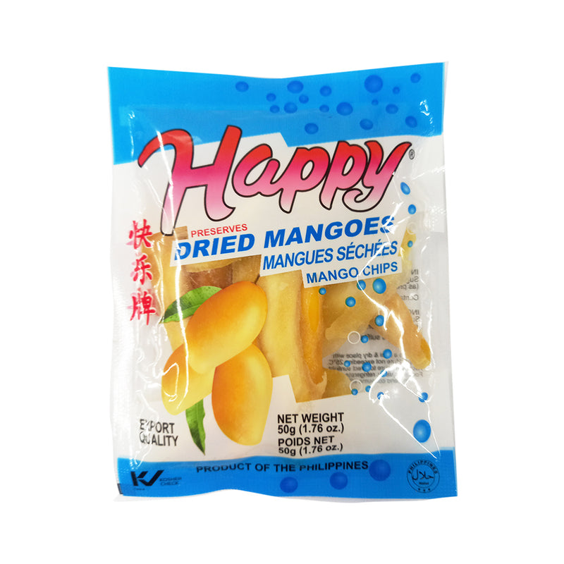 Happy Dried Mango Chips 50g