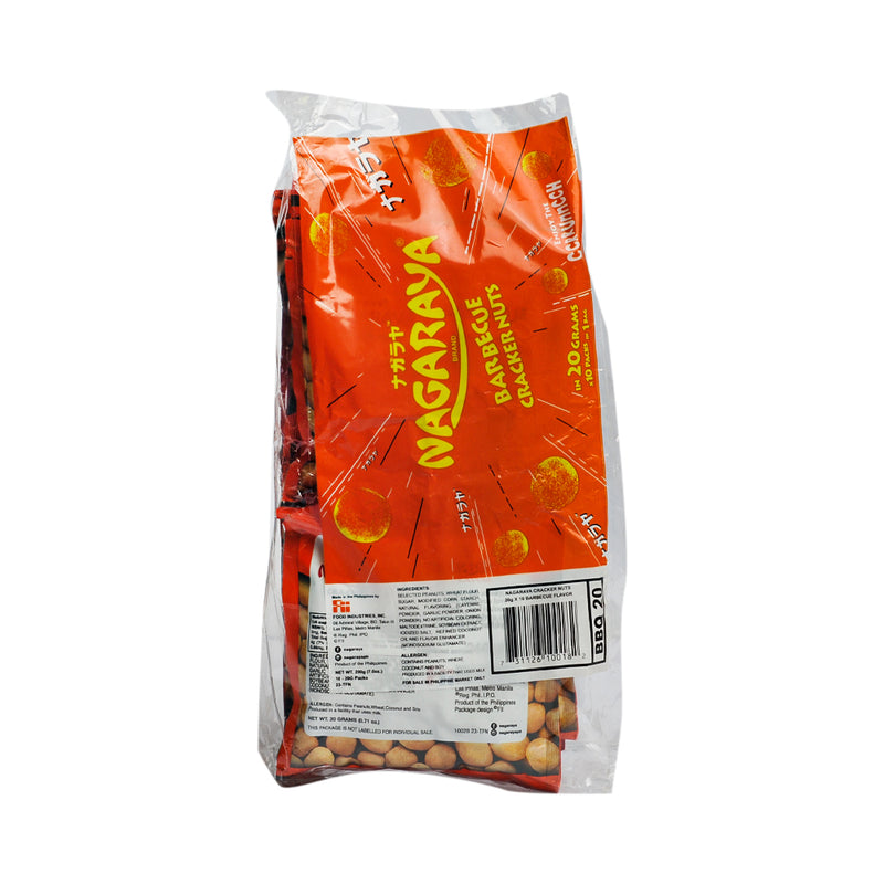 Nagaraya Cracker Nuts BBQ 20g x 10's