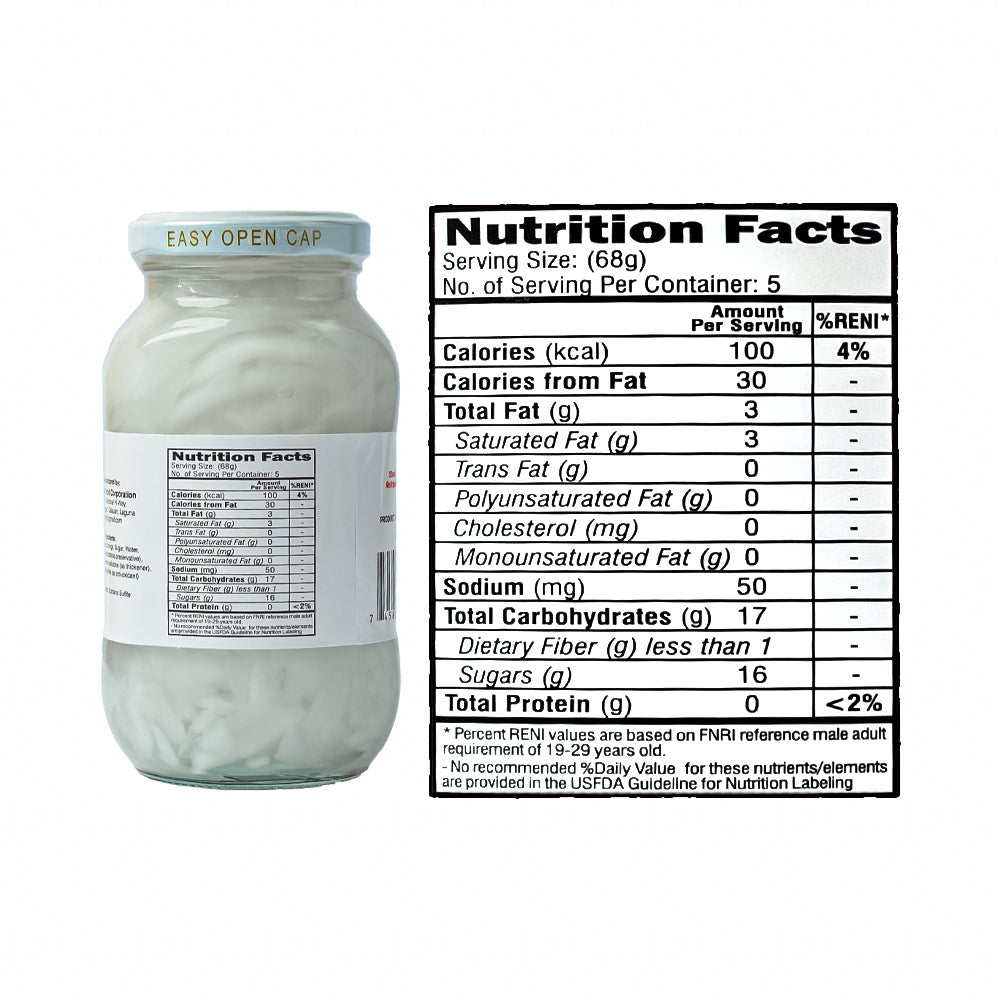 Tita Ely Coconut Strings Macapuno 340g (12oz)