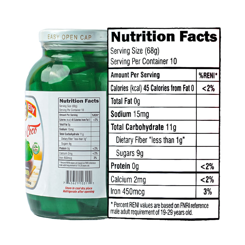 Tita Ely Nata De Coco Green 680g (24oz)