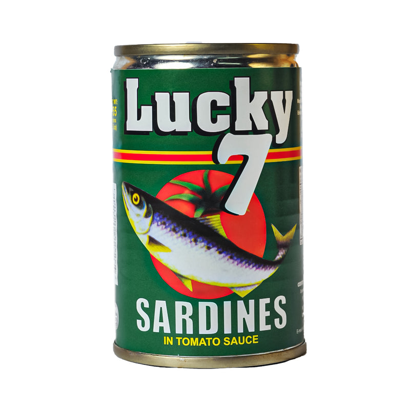 Lucky 7 Sardines In Tomato Sauce 155g