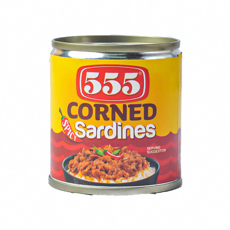 555 Corned Sardines Spicy 100g