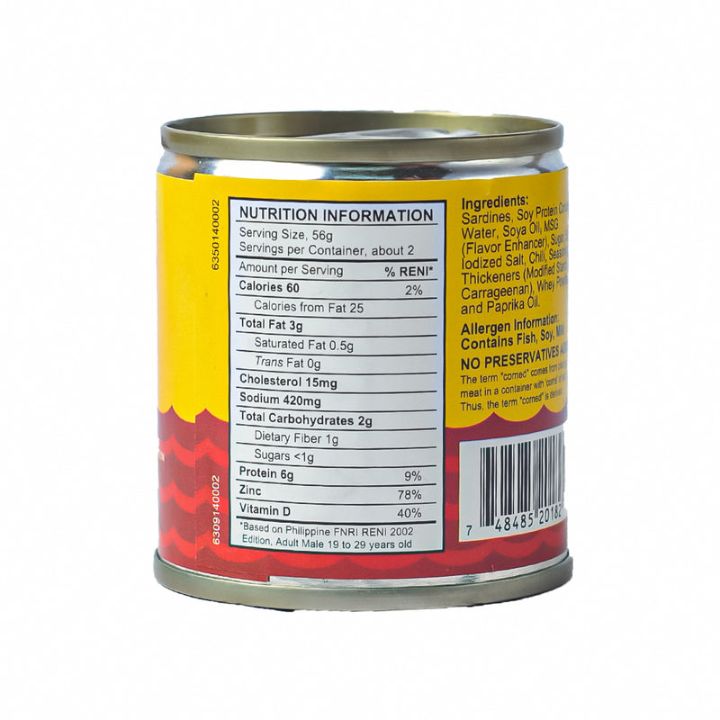 555 Corned Sardines Spicy 100g