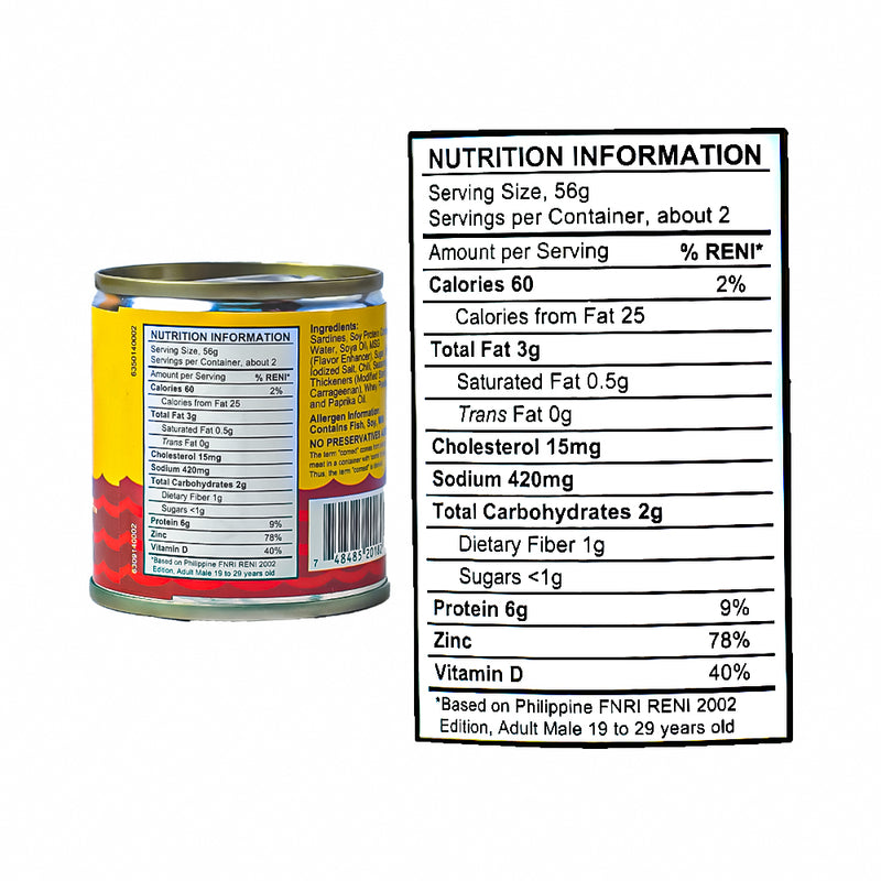 555 Corned Sardines Spicy 100g