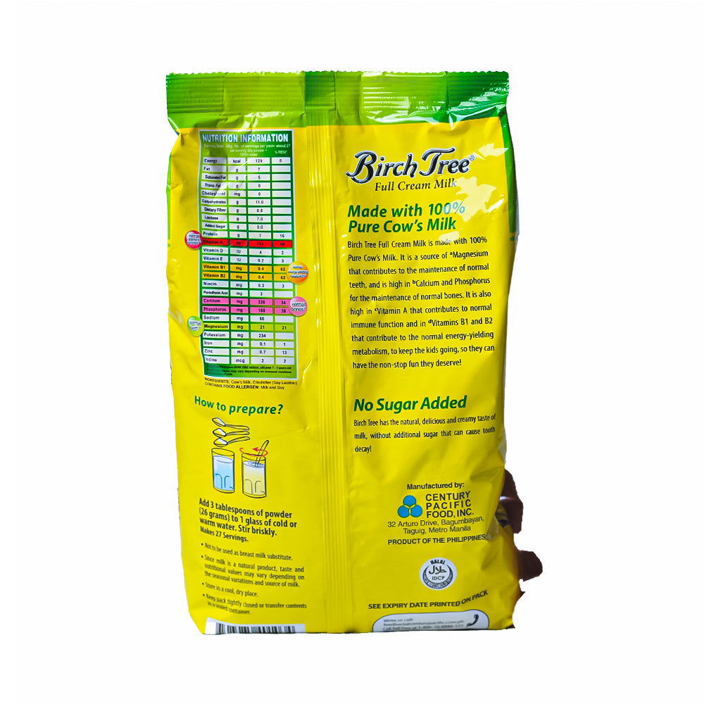 Birch Tree Powder Birch Tree Full Cream Milk Powder 700g