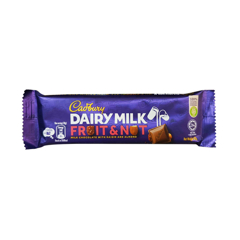 Cadbury Dairy Milk Fruit And Nut 62g