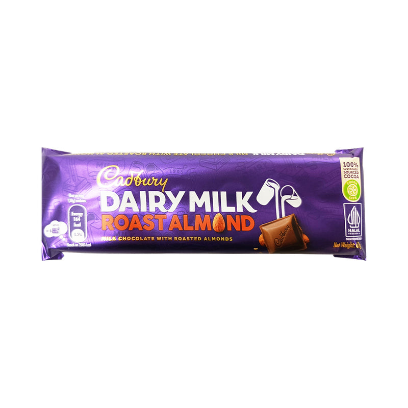 Cadbury Dairy Milk Chocolate With Roasted Almond 62g