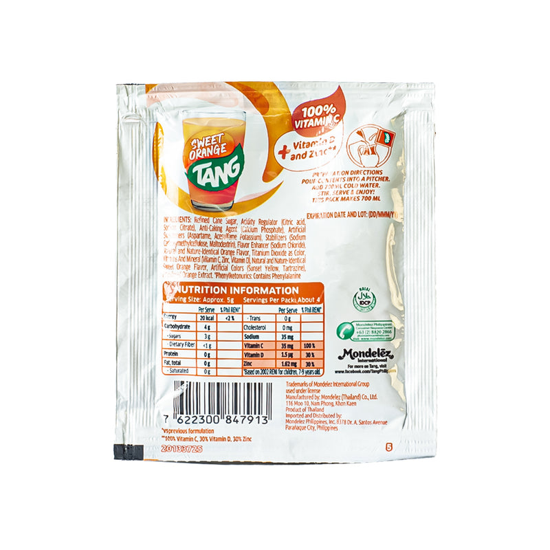 Tang Powdered Juice Sweet Orange 19g