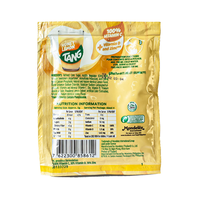 Tang Powdered Juice Honey Lemon 19g
