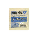 Merit 1/4 Quiz Pad