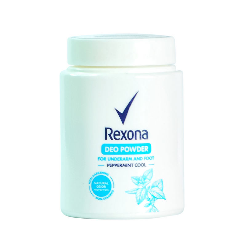 Rexona Underarm And Foot Deo Powder Peppermint Cool 25g