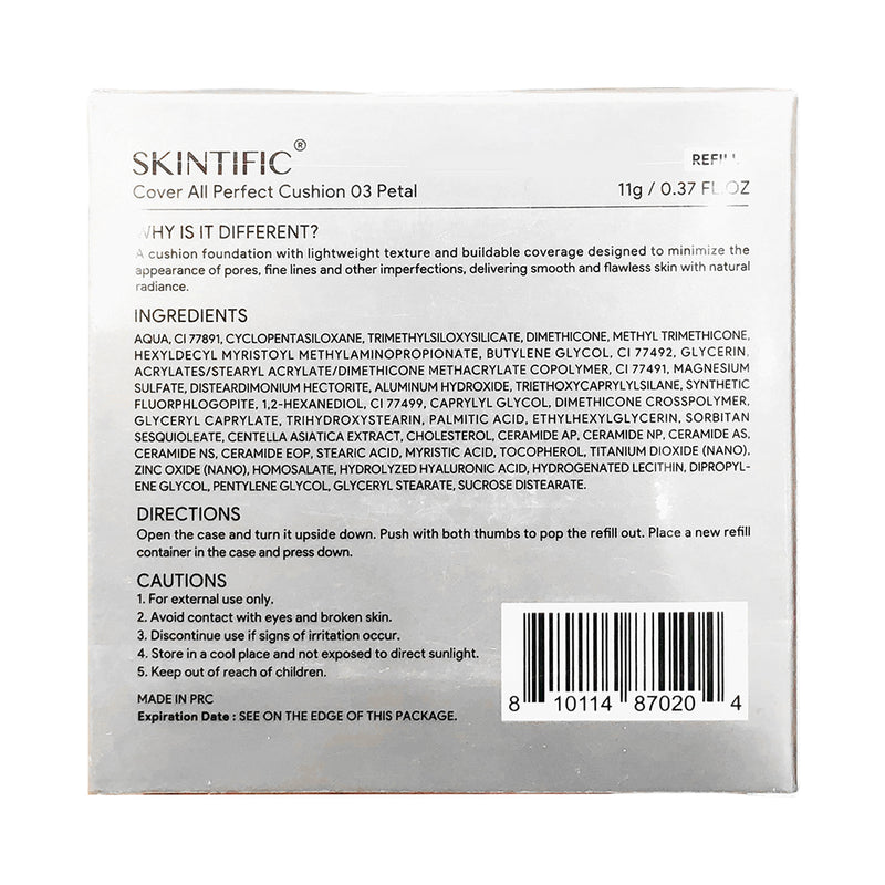 Skintific Cover All Perfect Cushion 03 Petal Refill 11g