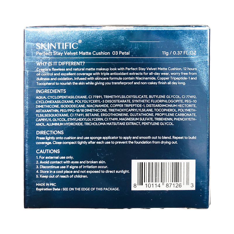 Skintific Perfect Stay Velvet Matte Cushion 11g