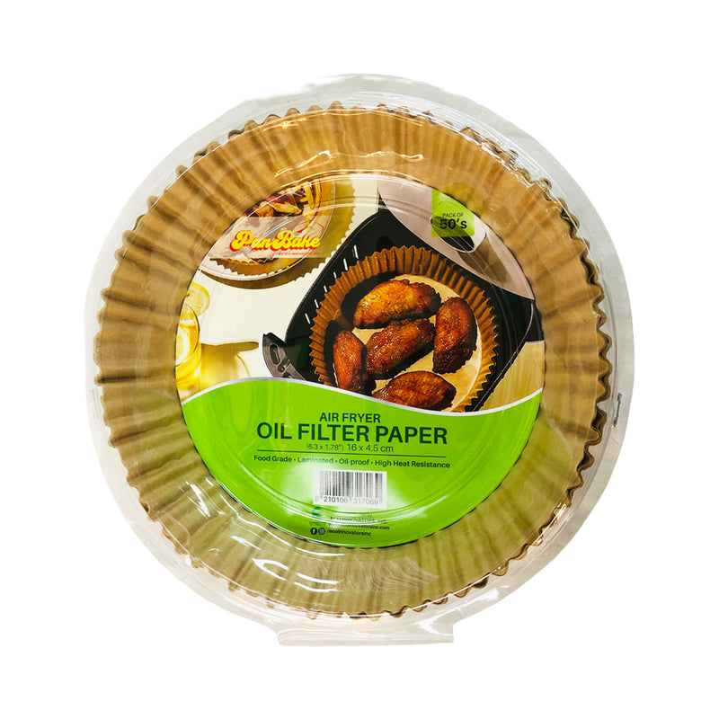 PanBake Air Fryer Oil Filter Paper Round 50’s