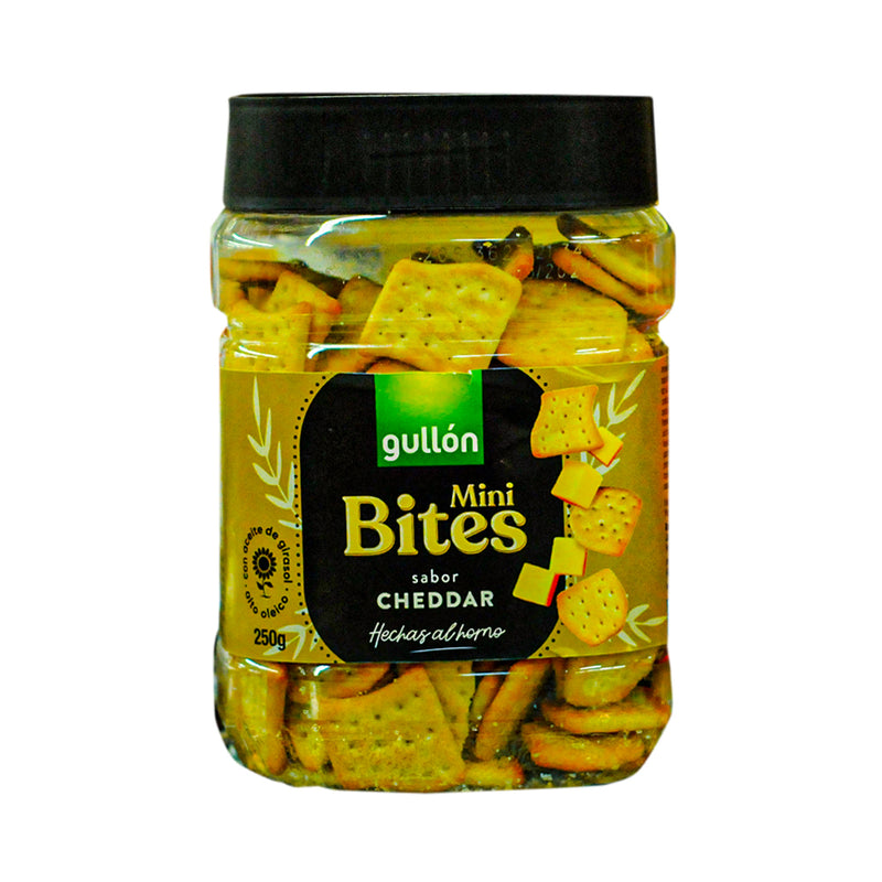 Gullon Mini Bites Crackers Cheddar 250g