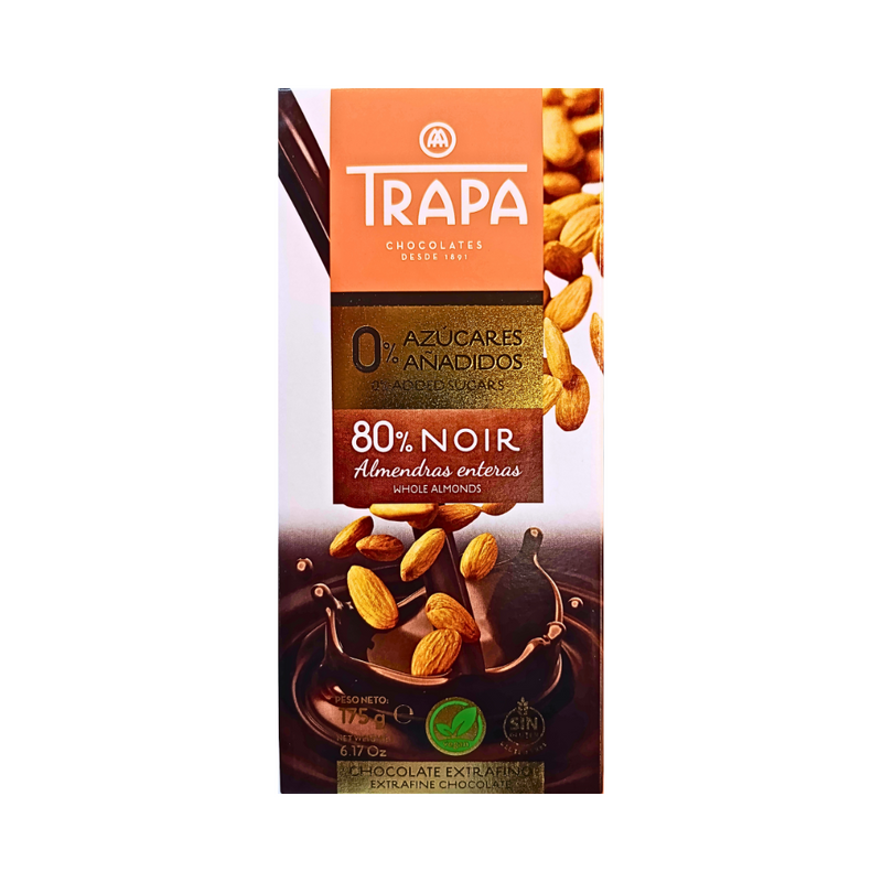 Trapa Sugar Free Whole Almonds 175g