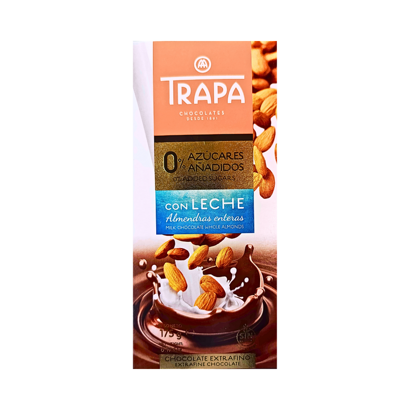 Trapa Sugar Free Whole Almonds 175g