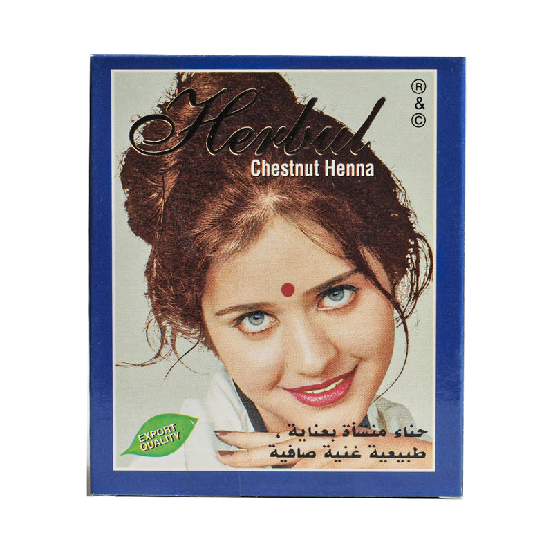 Herbul Hair Color Henna Chestnut 6 Sachet