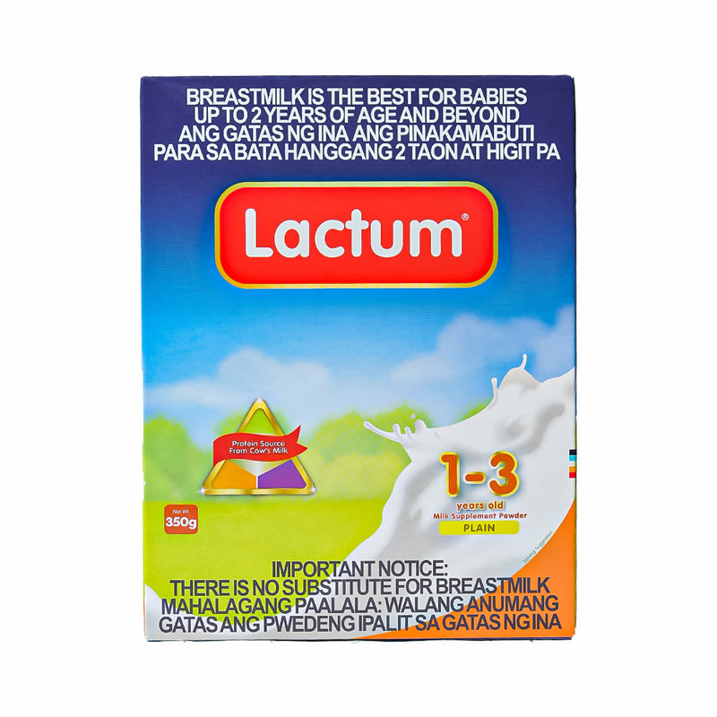 Lactum Milk Supplement 1-3yrs Old Plain 350g